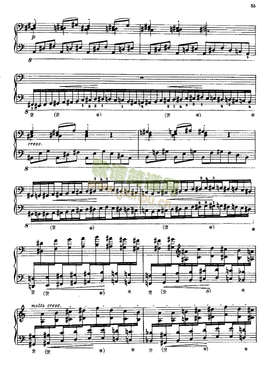 拉科齐进行曲 键盘类 钢琴8