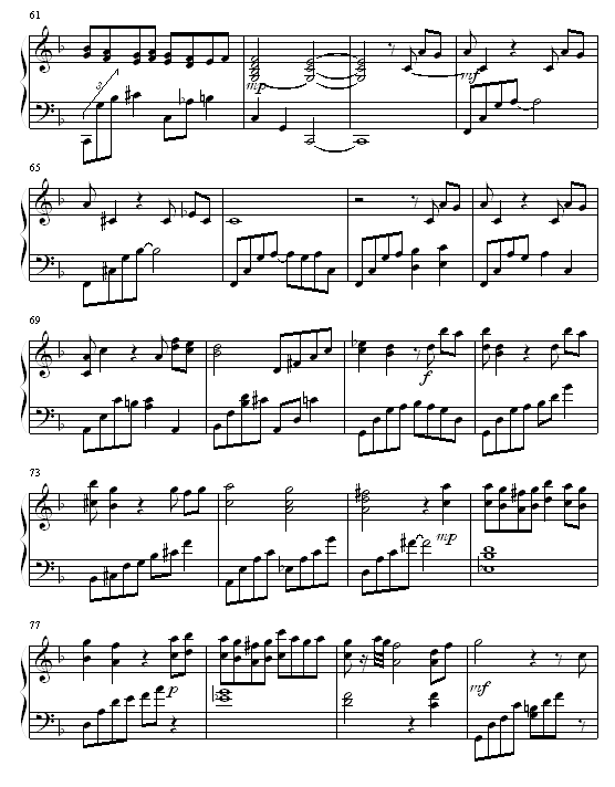 最终幻想 tifa主题曲4