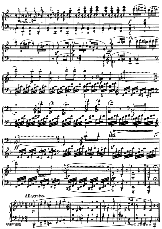 F大调第六钢琴奏鸣曲 - Op.10―2-贝多芬7
