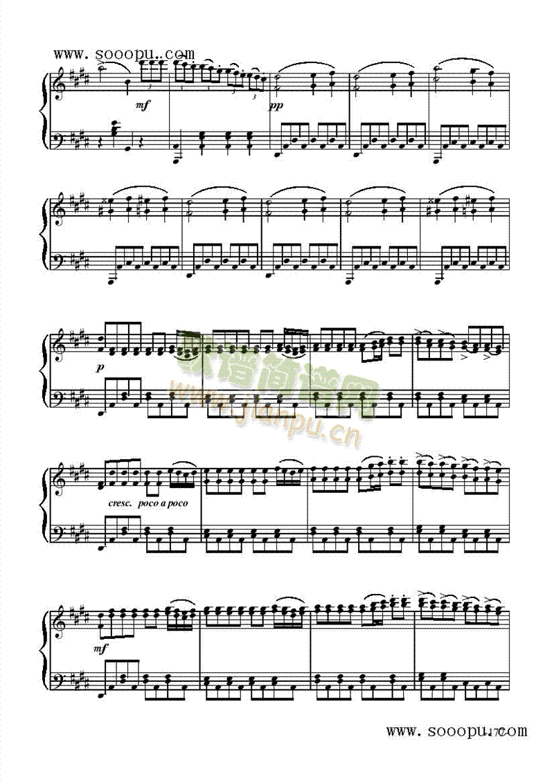《塞尔维亚的理发师》序曲―歌剧 键盘类 钢琴10