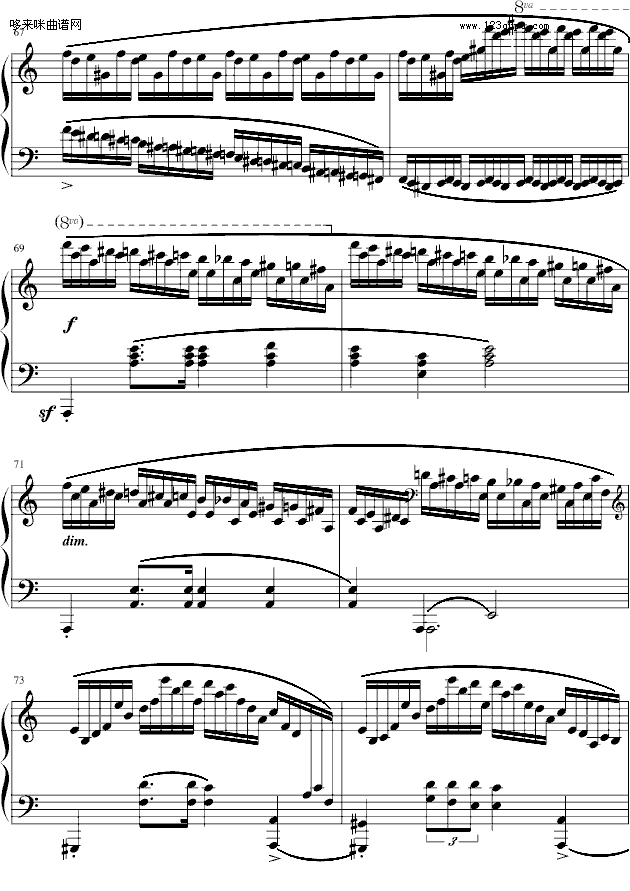 肖邦冬风练习曲-戈原版-肖邦9