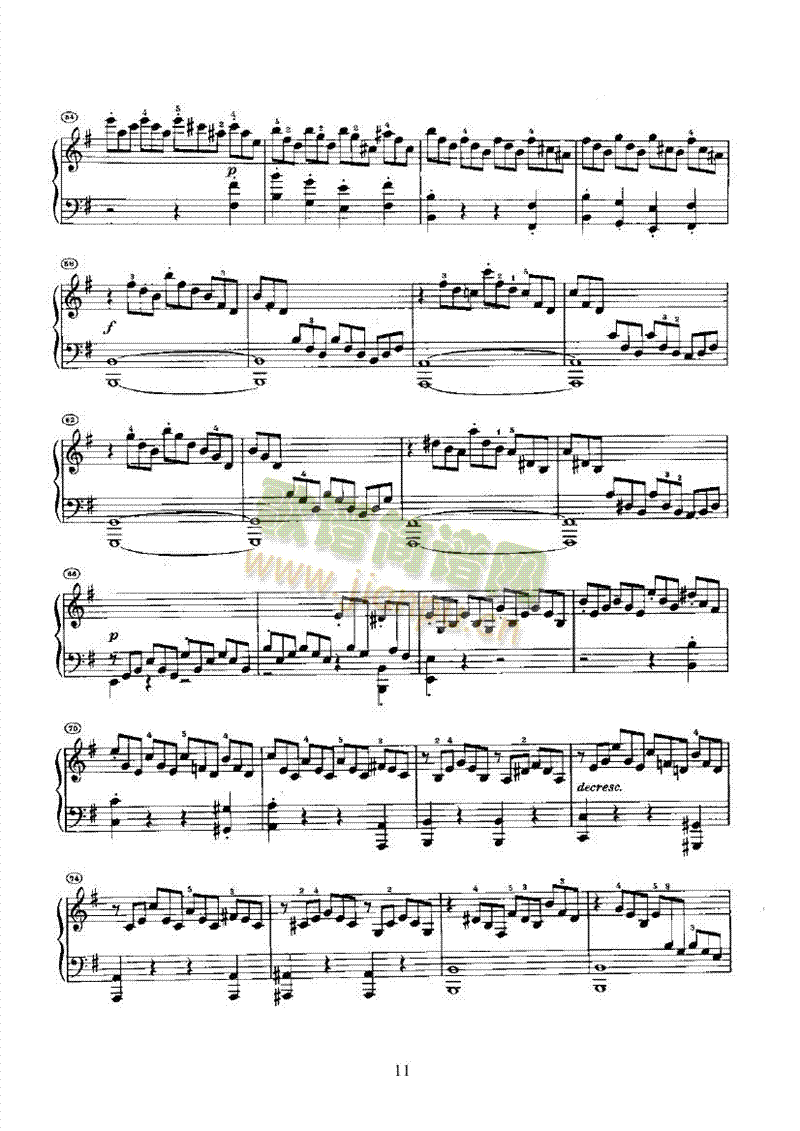 奏鸣曲(Opus14 Nr.1) 键盘类 钢琴11