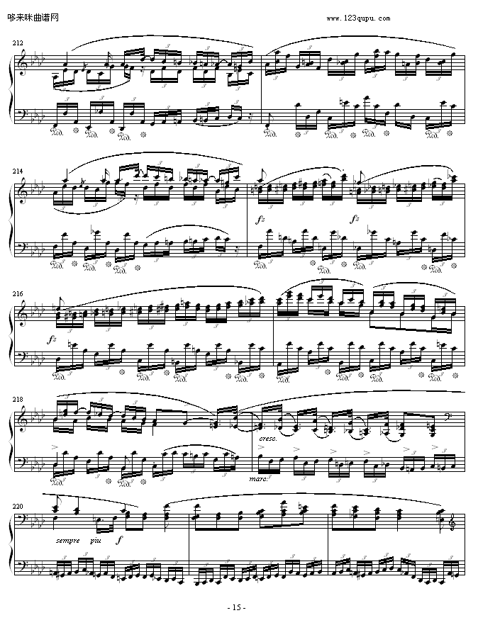 肖邦F小调第4叙事曲-肖邦15
