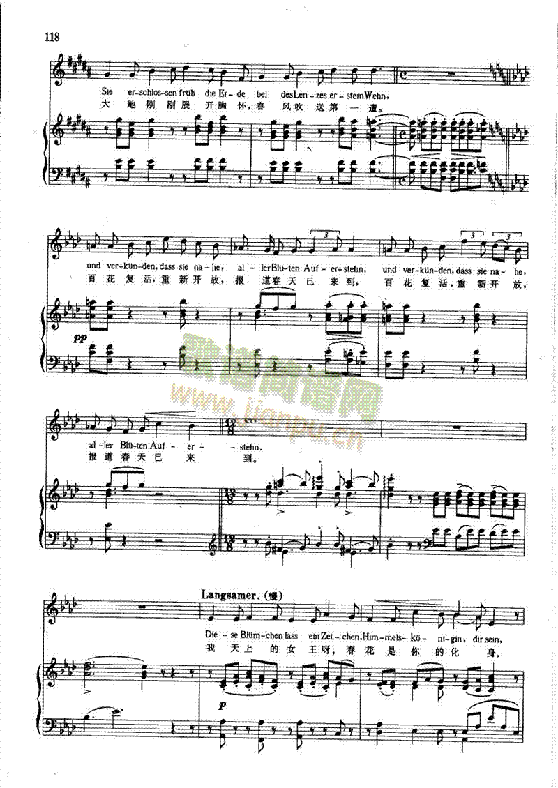 樱草花(钢伴) 歌曲类 钢琴伴奏谱3