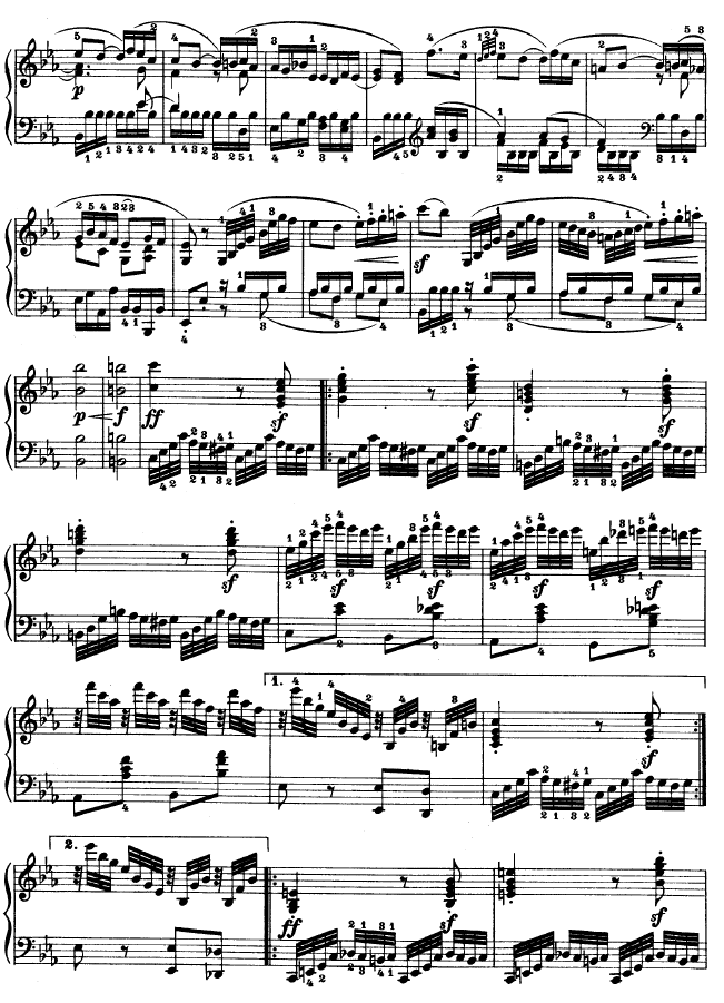 降E大调第四钢琴奏鸣曲-Op.720