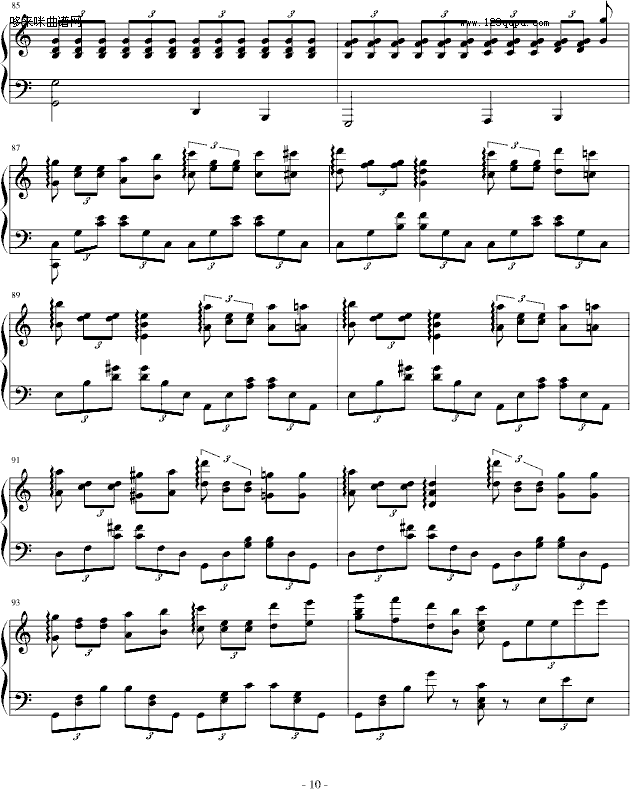 魔王-李斯特改变舒伯特曲-李斯特10