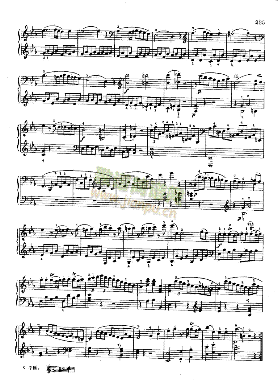 奏鸣曲Nr.457 键盘类 钢琴2