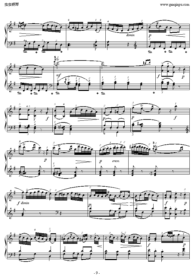 D大调奏鸣曲K.311-完整版9