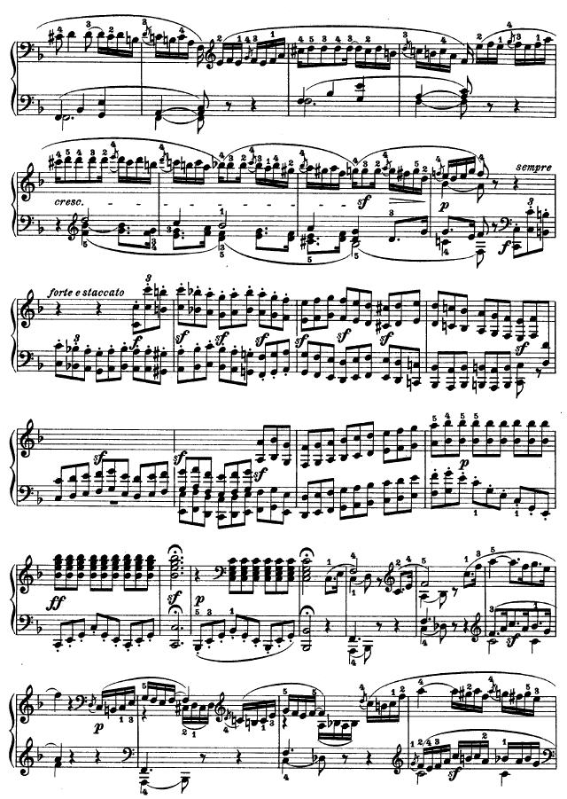 第二十二钢琴奏鸣曲-Op.544