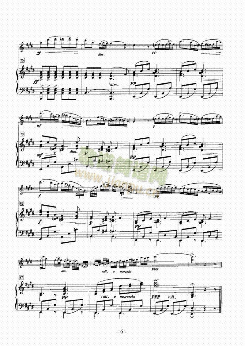 摇篮曲 管乐类 长笛6