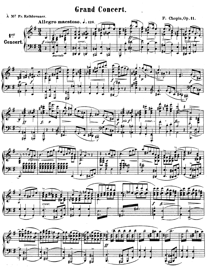 钢琴第一协奏曲 op.11-11