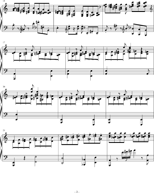 第二钢琴奏鸣曲 第二乐章2