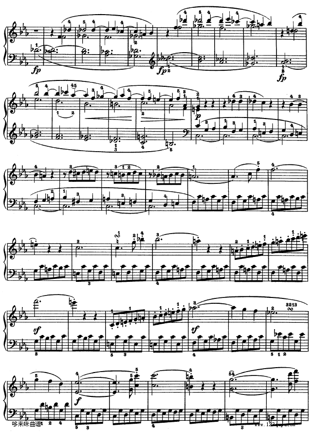 C小调第五钢琴奏鸣曲 - Op. 10―1-贝多芬5