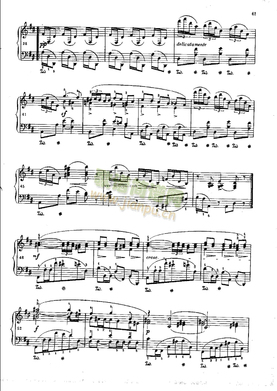 肖邦作曲 OP.71  Nr1 键盘类 钢琴4