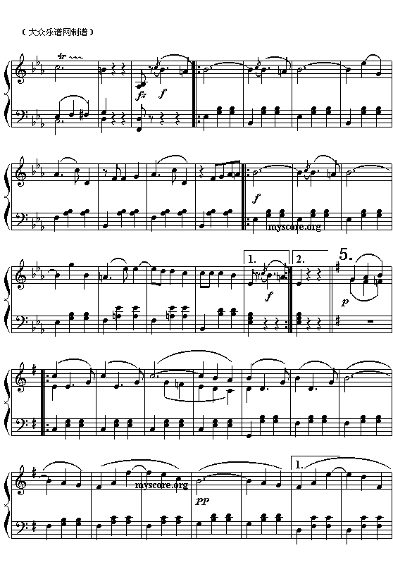 (奥)约翰.斯特劳斯：蓝色多瑙河圆舞曲(全曲)5