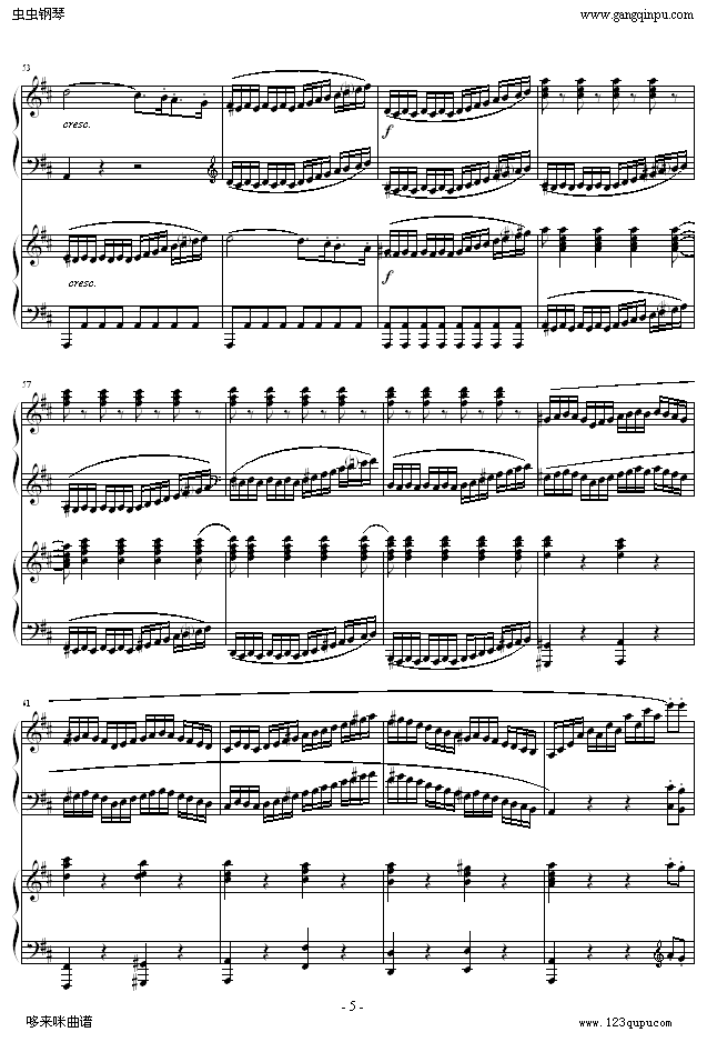 D大调双钢琴奏鸣曲K448第一乐章-莫扎特5