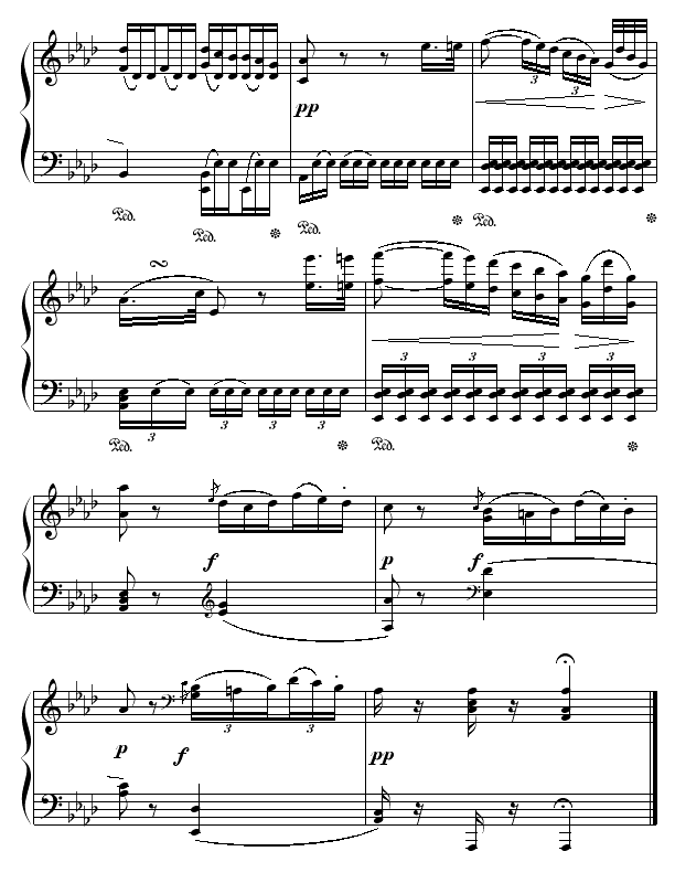 悲怆奏鸣曲第二乐章5