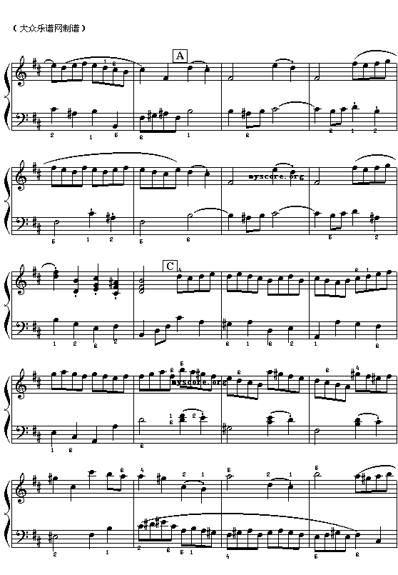 (德)巴赫：回旋曲2