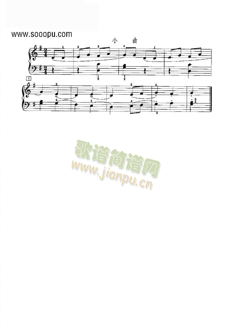 小曲 键盘类 钢琴1