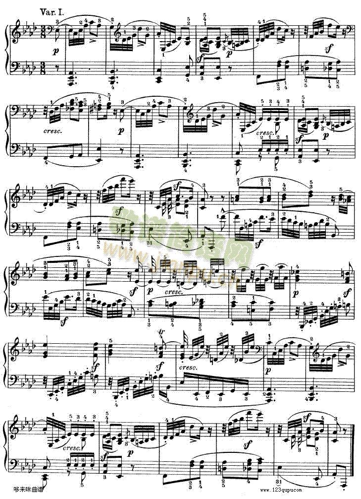 第十二钢琴奏鸣曲-（Op.26）-贝多芬2