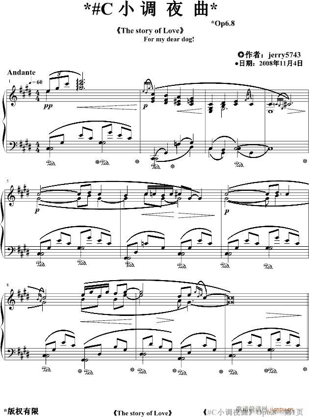 #C小调夜曲Op6.8_jerry57431