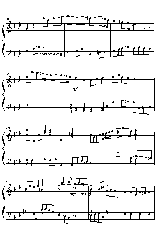 “神雕侠侣交响乐”改编钢琴曲：小赋格曲（阿镗曲）3