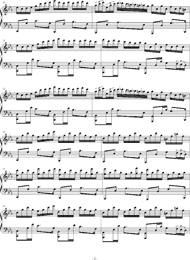 悲魂曲-钢琴谱(钢琴曲)-吴越2