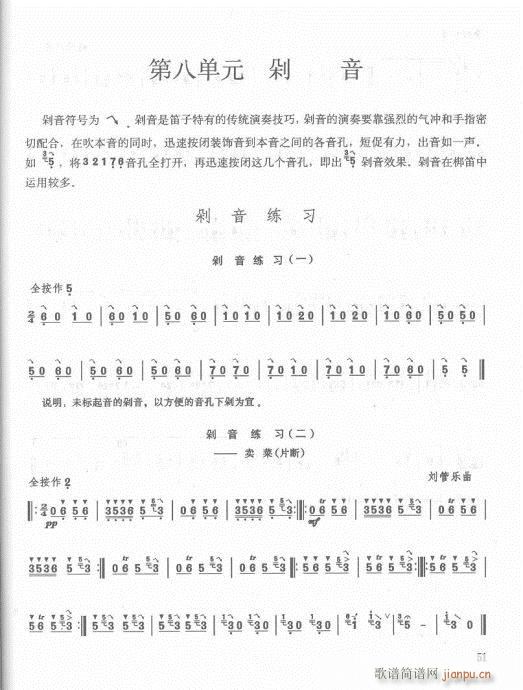 笛子入门教材  增订本42-6210