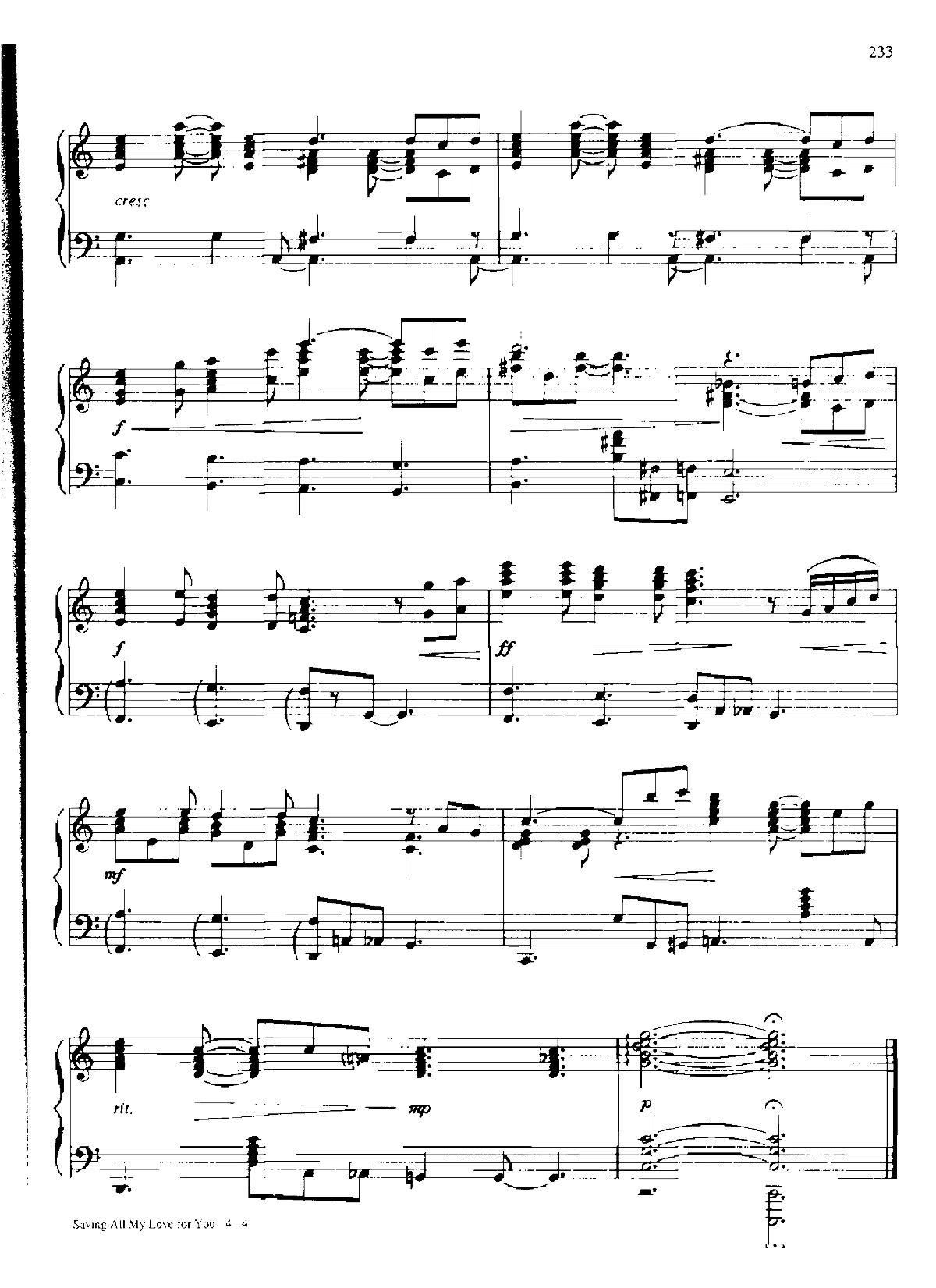 SAVING ALL MY LOVE FOR YOU(Dan Coates 流行情调 集)4