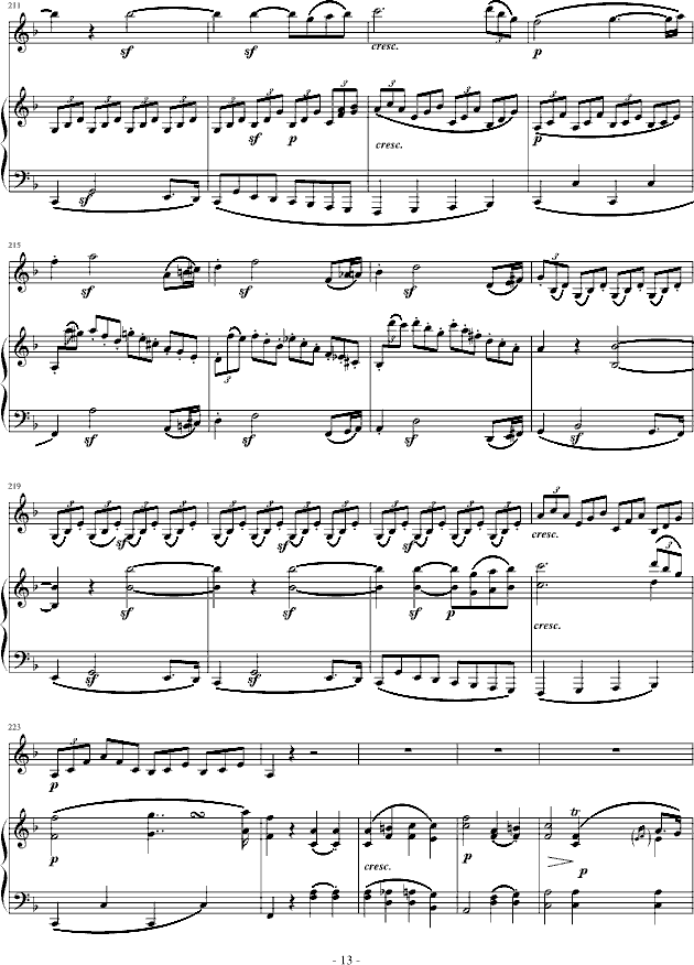 贝多芬-春天奏鸣曲(Op.24)第四乐章-钢琴谱(钢琴曲)-贝多芬-beethoven13