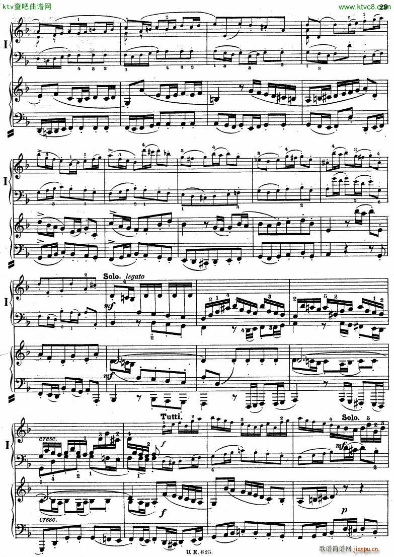 Bach JS BWV 1052 Keyboard Concerto in d ed R ntgen30