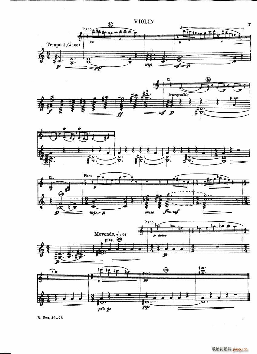 Bartok SZ 111 Contrasts violin7