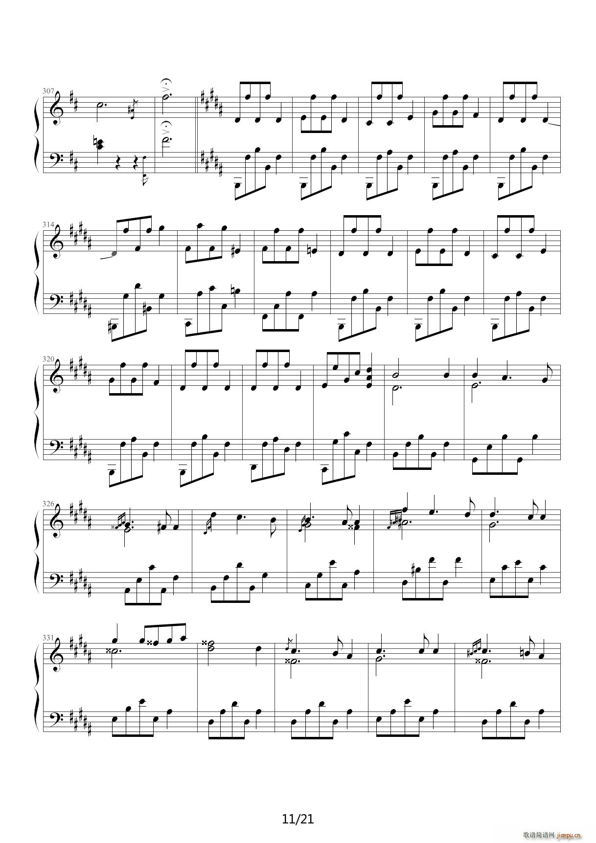 肖邦第一谐谑曲 D调11
