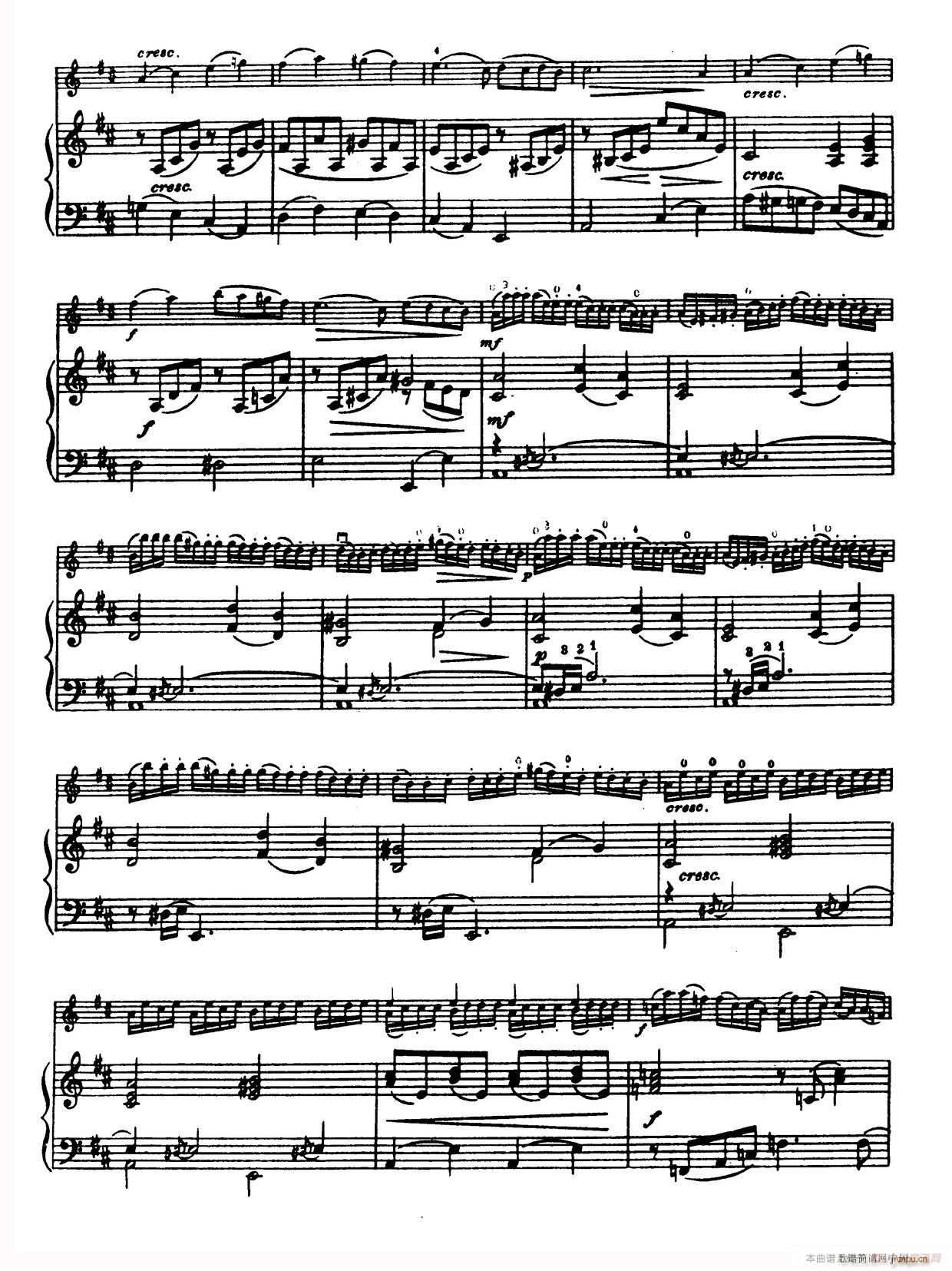 D大调学生协奏曲（塞茨作品第14号）4