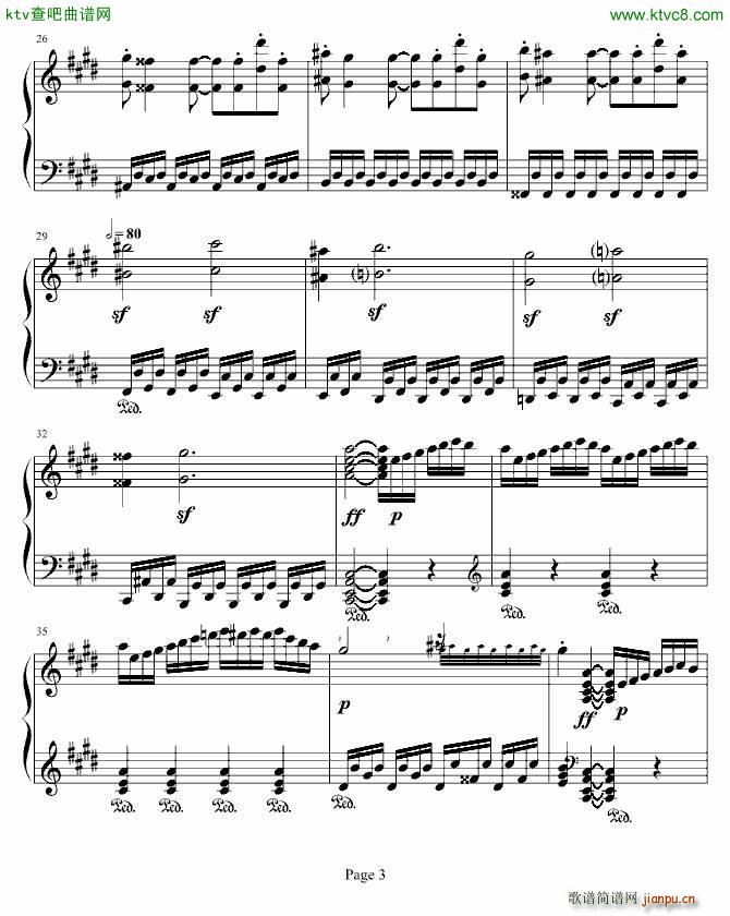 月光奏明曲 作品27之2_贝多芬 beethoven3