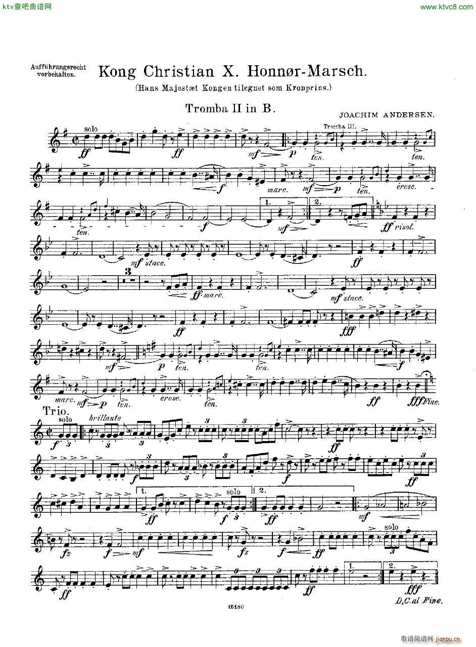 Andersen Kong Christian X Honn rmarsch orch23