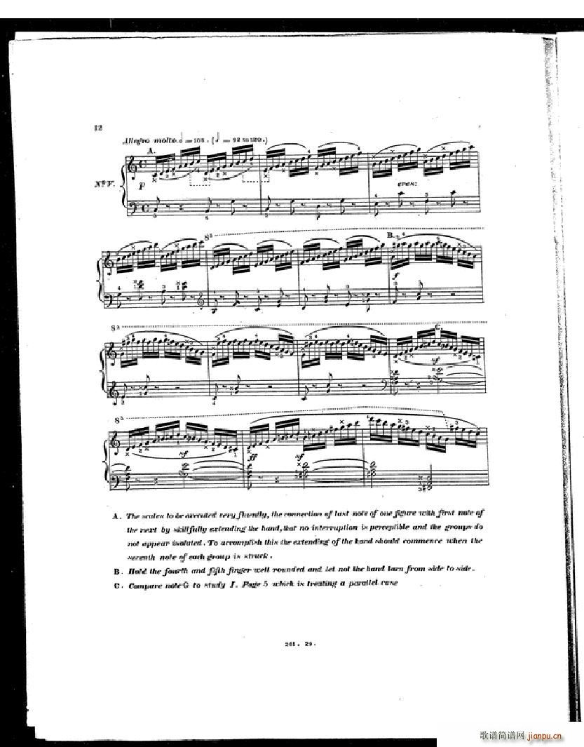 Czerny Etudes de la Velocite9