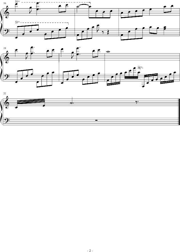 After the Earthquake-钢琴谱(钢琴曲)-Chopinist2
