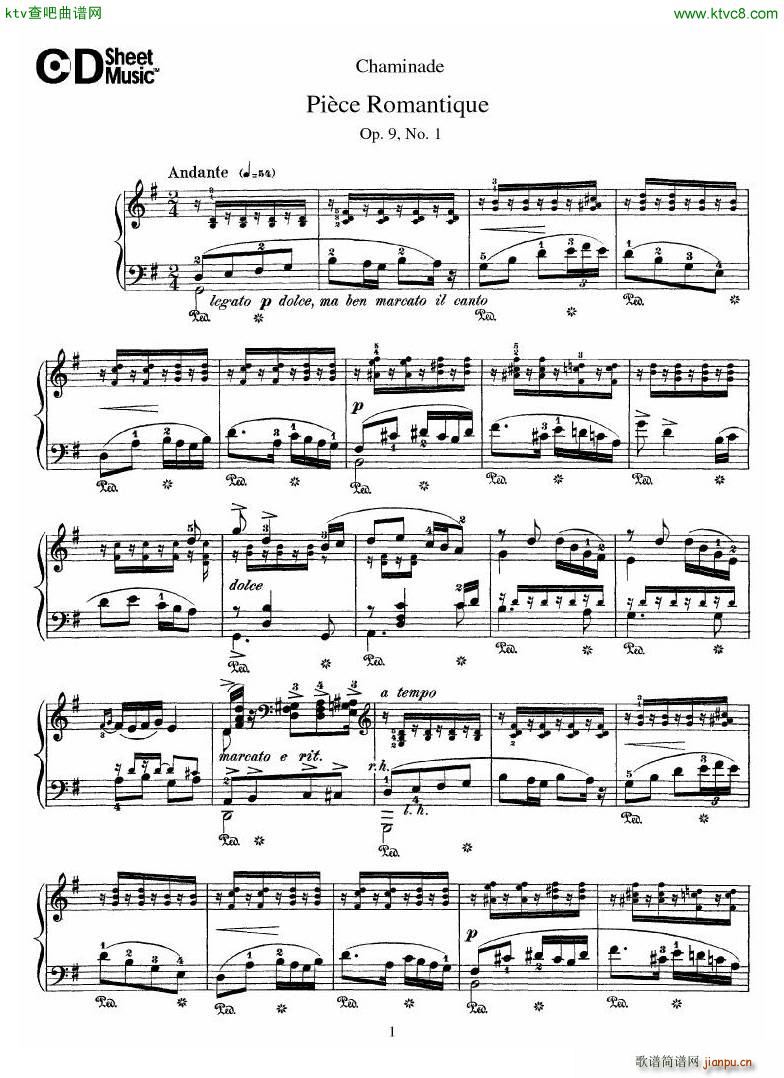 Chaminade 09 1 Piece Romantique1