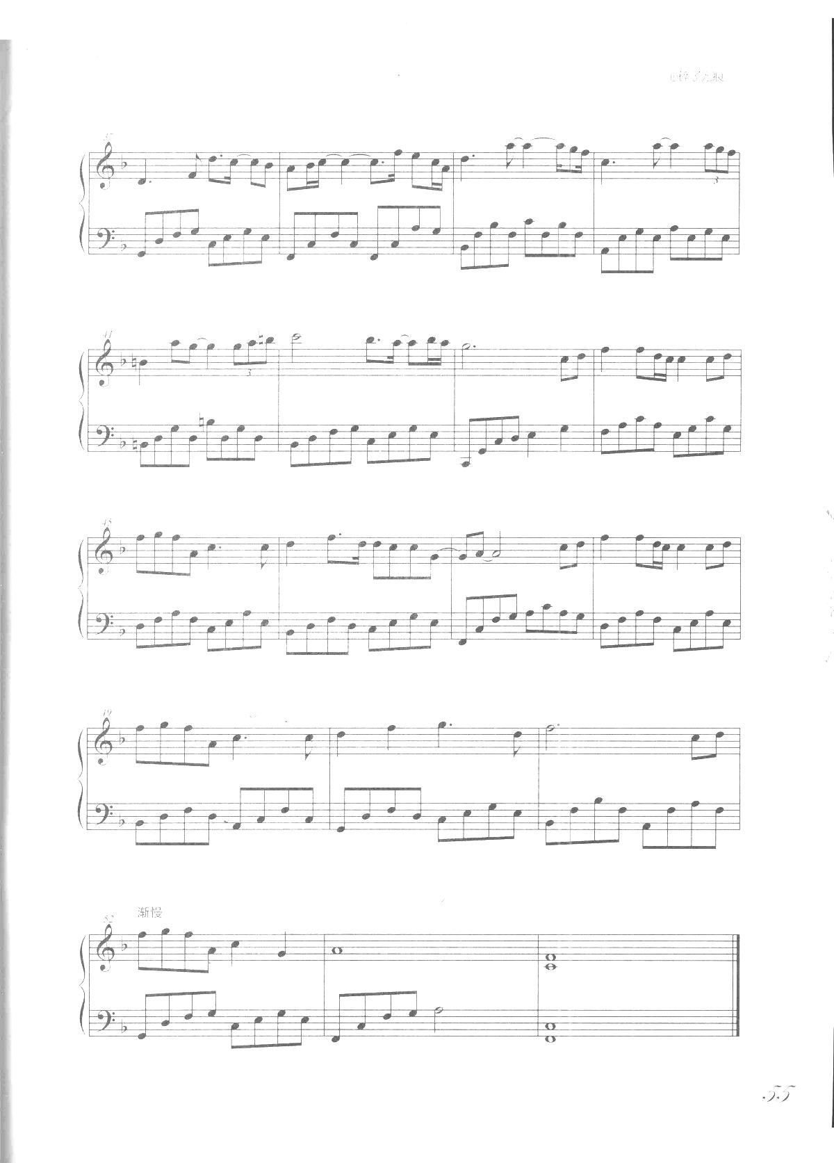 心碎了无痕(《吻别 歌曲改编的钢琴曲》)_张学友3