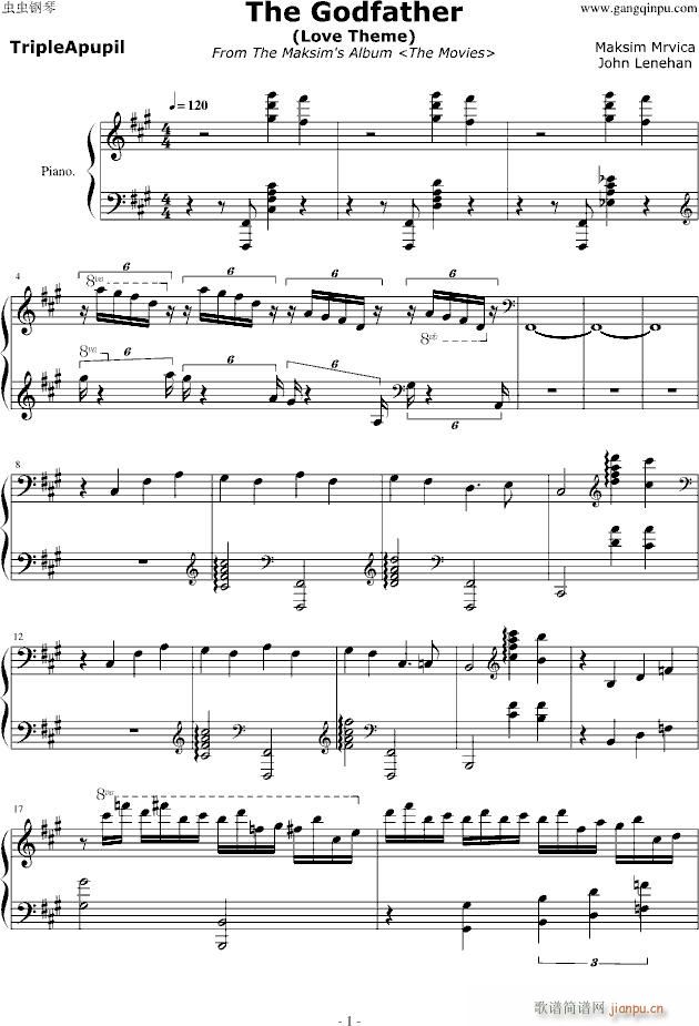 教父 The Godfather_马克西姆 Maksim Mrvica1