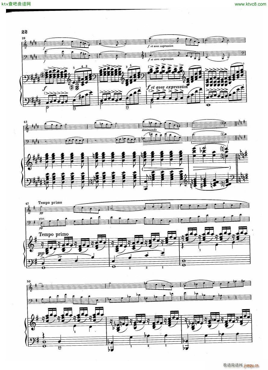 Debussy Trio en Sol22