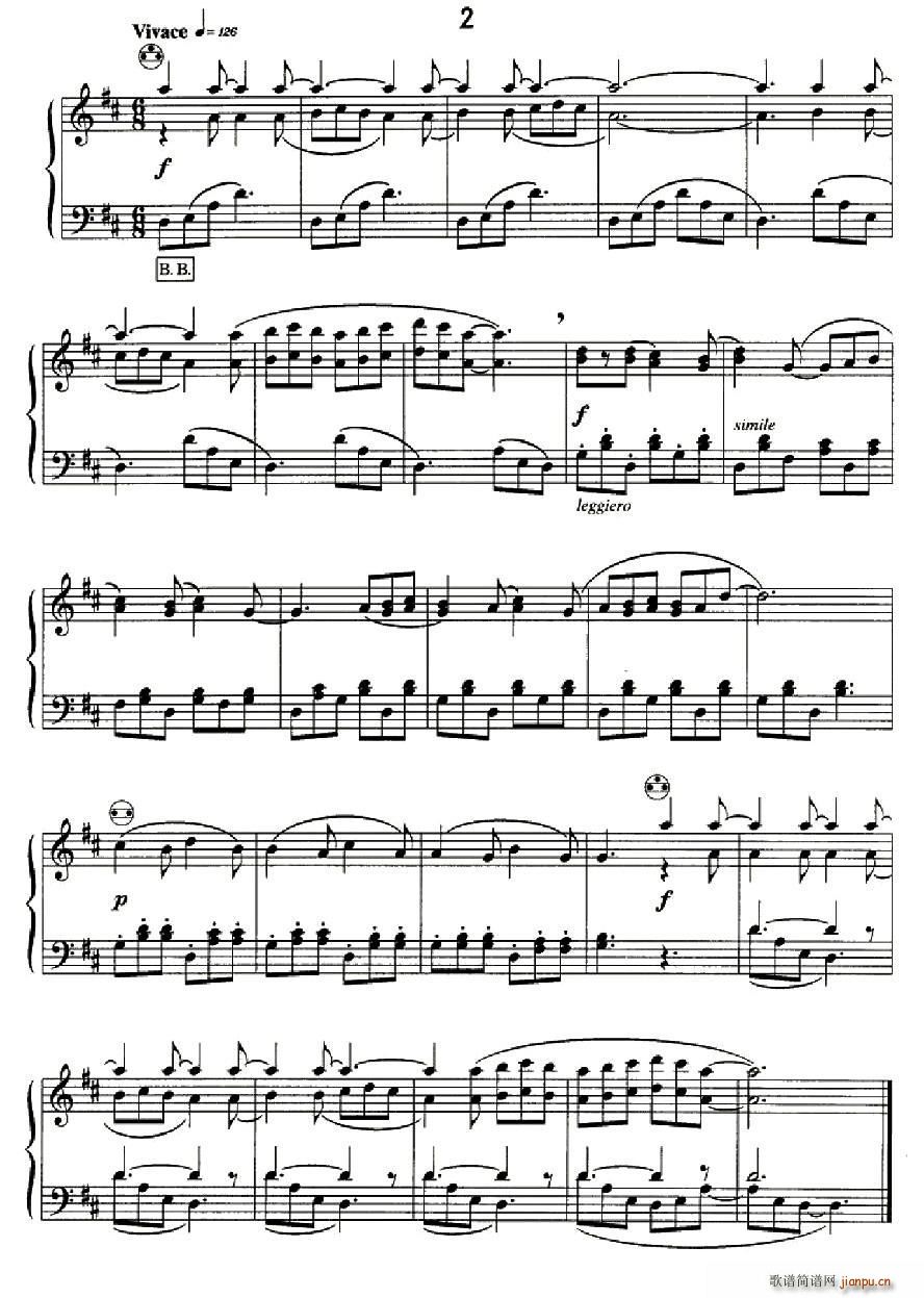 斯特拉文斯基 - 八首自由低音手风琴小品2