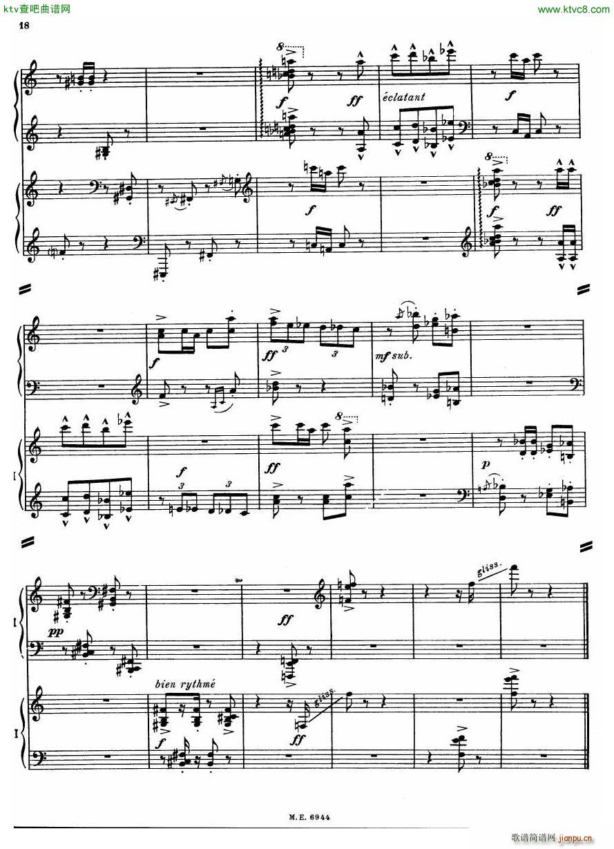 Auric Partita for two pianos18