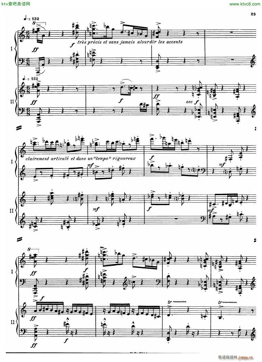 Auric Partita for two pianos29