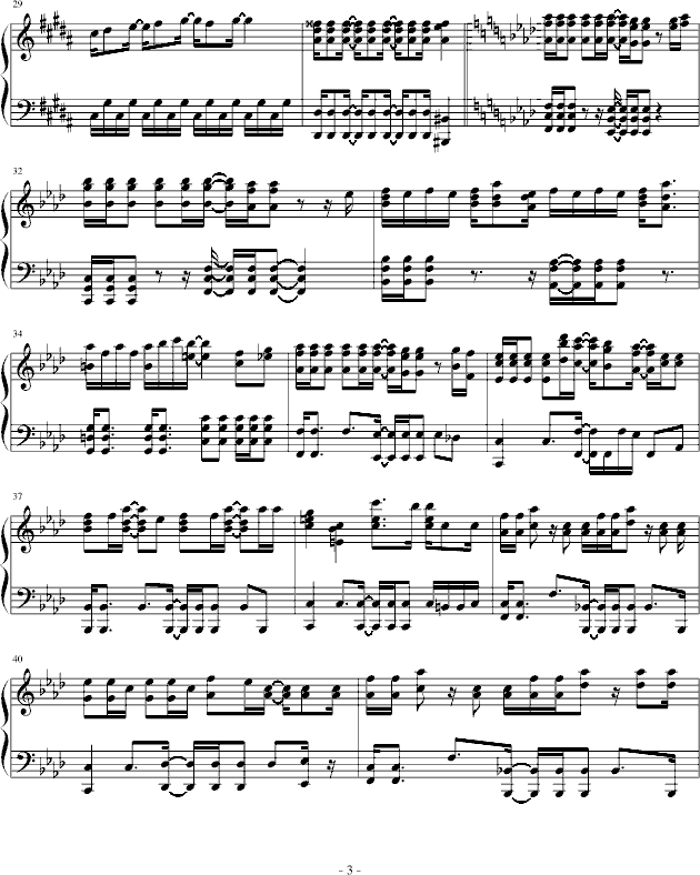AKB48-Beginner-钢琴谱(钢琴曲)-AKB483