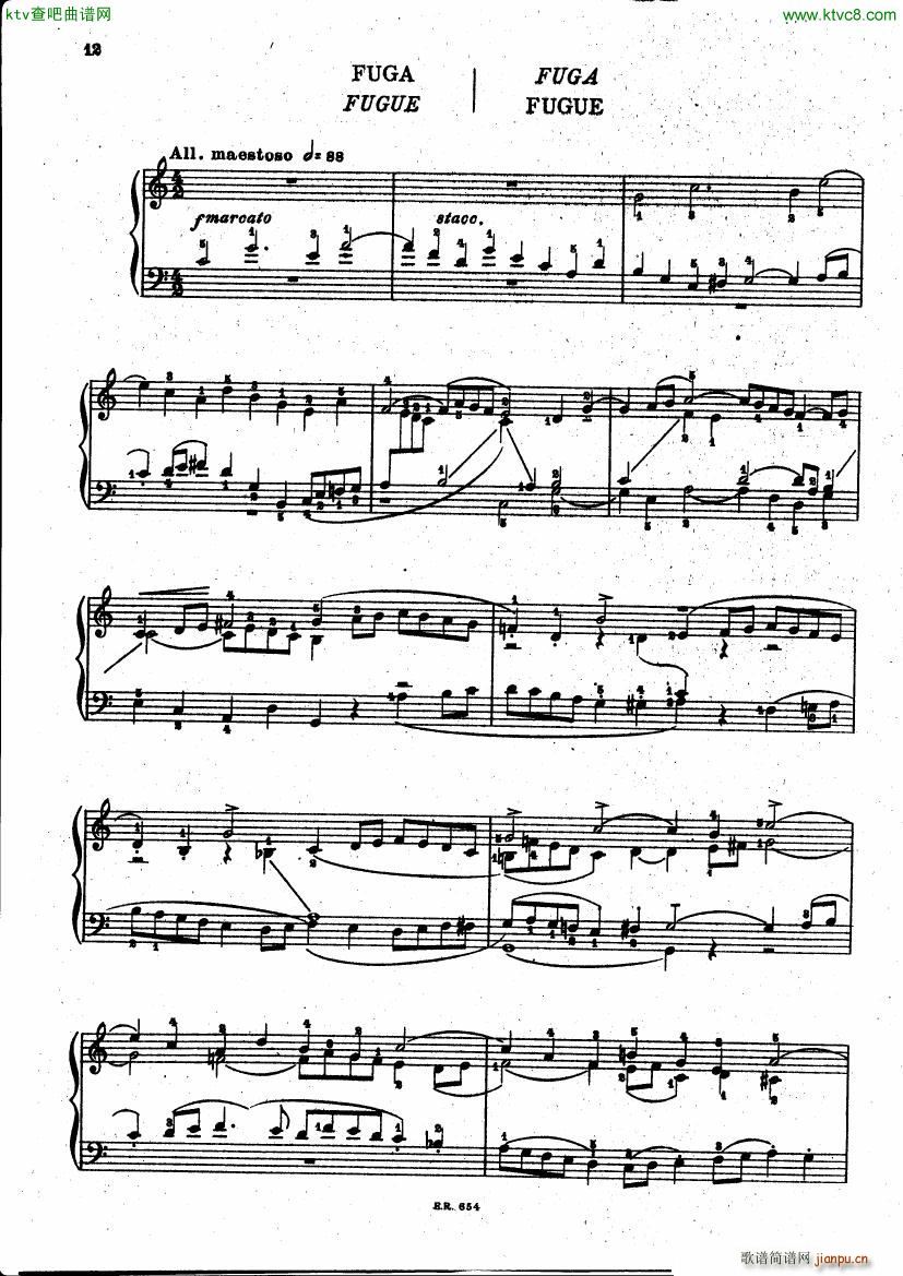 BUSONI Prelude and fugue op21 21