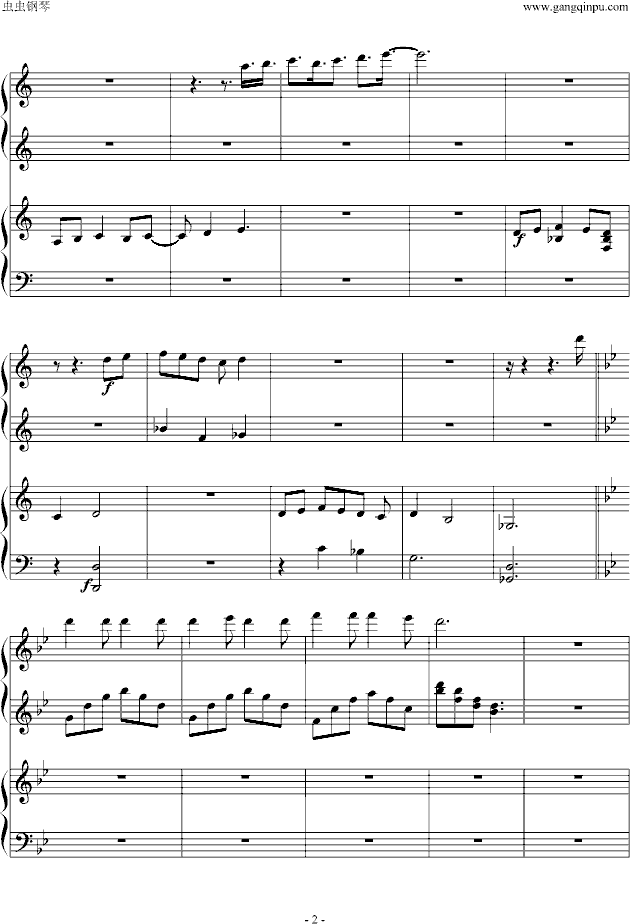 《僵尸新娘》中的四手联弹-钢琴谱(钢琴曲)-Danny Elfman2