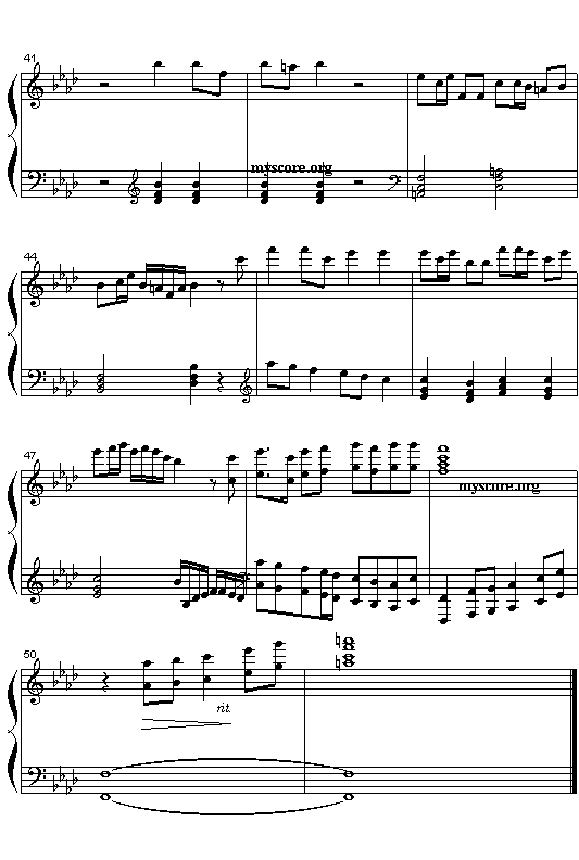 “神雕侠侣交响乐”改编钢琴曲：小赋格曲（阿镗曲）4