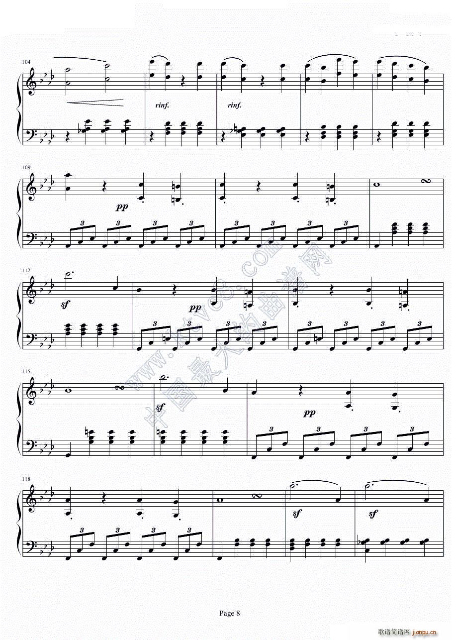 贝多芬第一钢琴奏鸣曲（作品2 第一号）9